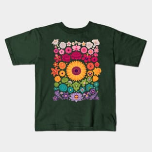 Floral Spectrum Kids T-Shirt